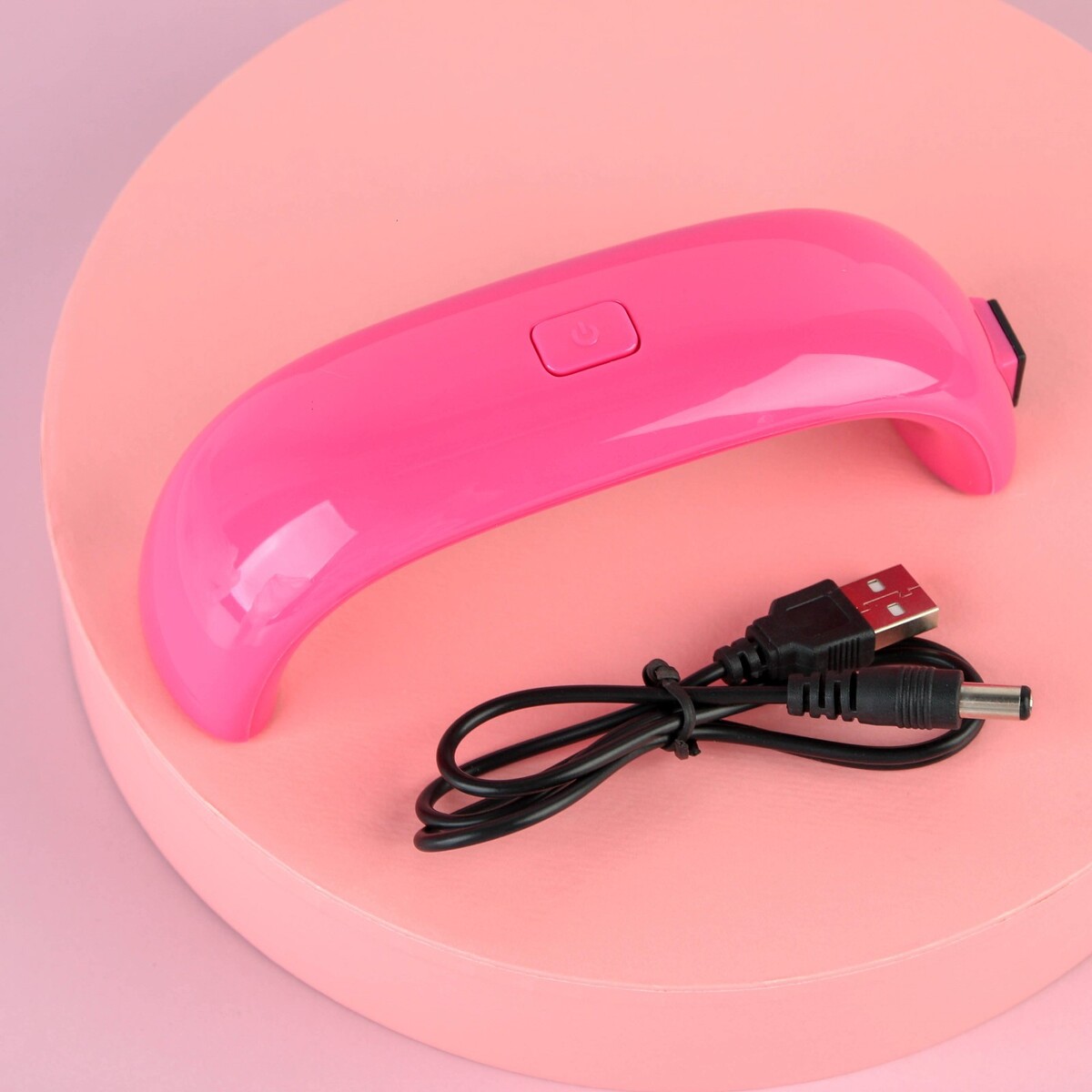 Led-лампа для сушки ногтей, 9 вт, usb, цвет розовый лампа настольная 21166 1wt e14 40вт бело розовый 18х18х32 5 см