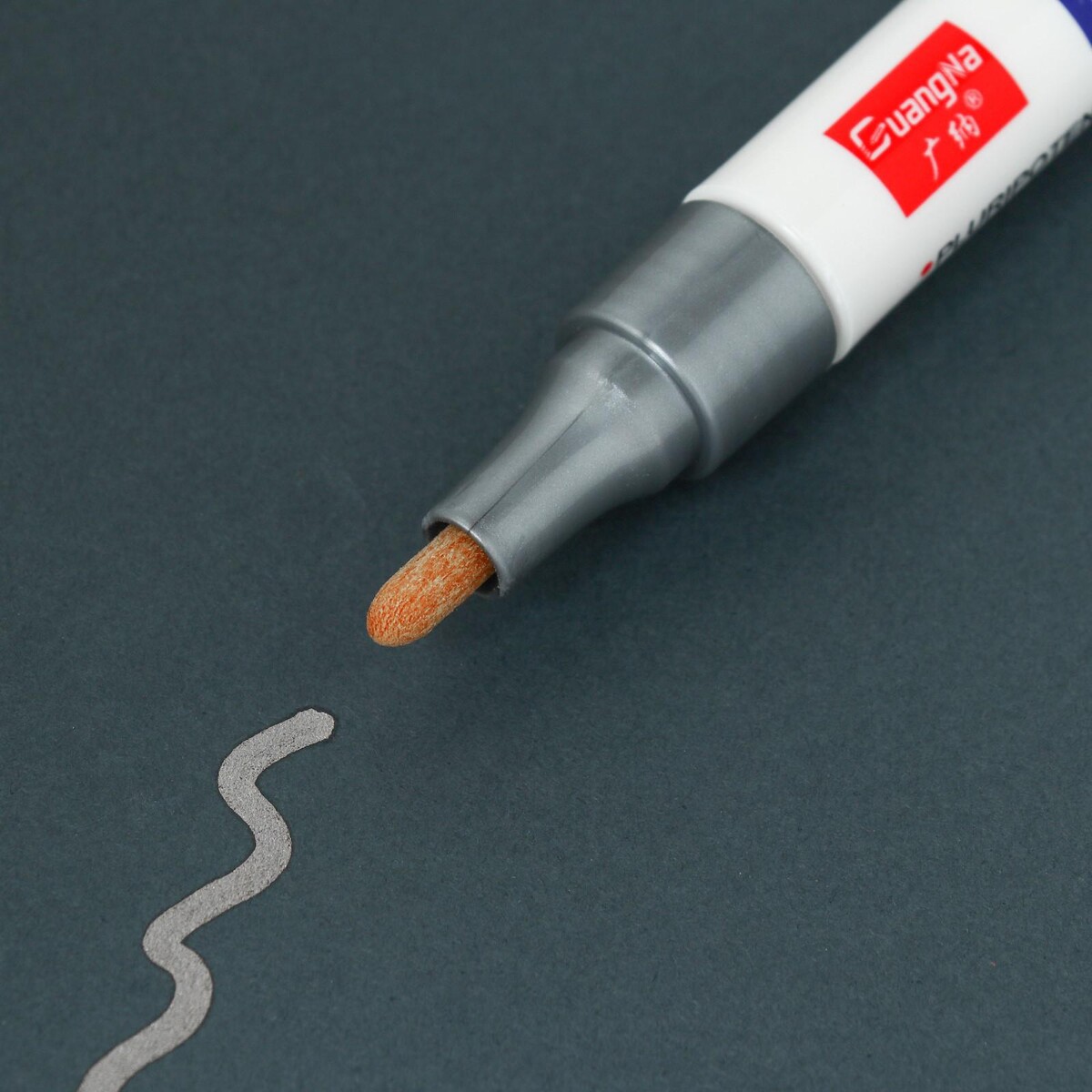 Маркер - карандаш, краска для шин водонепроницаемая на масляной основе, серый