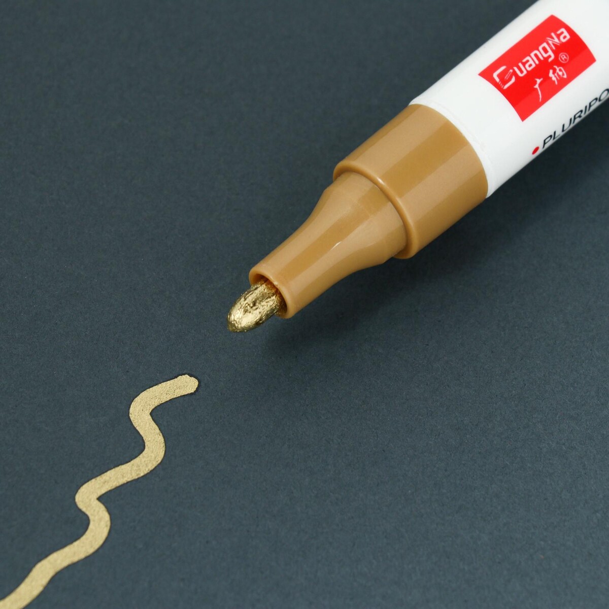 Маркер - карандаш, краска для шин водонепроницаемая на масляной основе, золотистый маркер краска pt 350 серебряный erichkrause