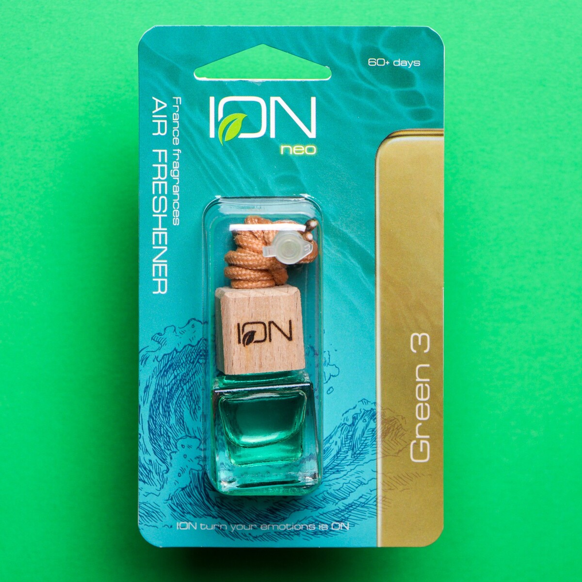 

Ароматизатор подвесной бутылочка ion green 3, 6 мл, ip-03