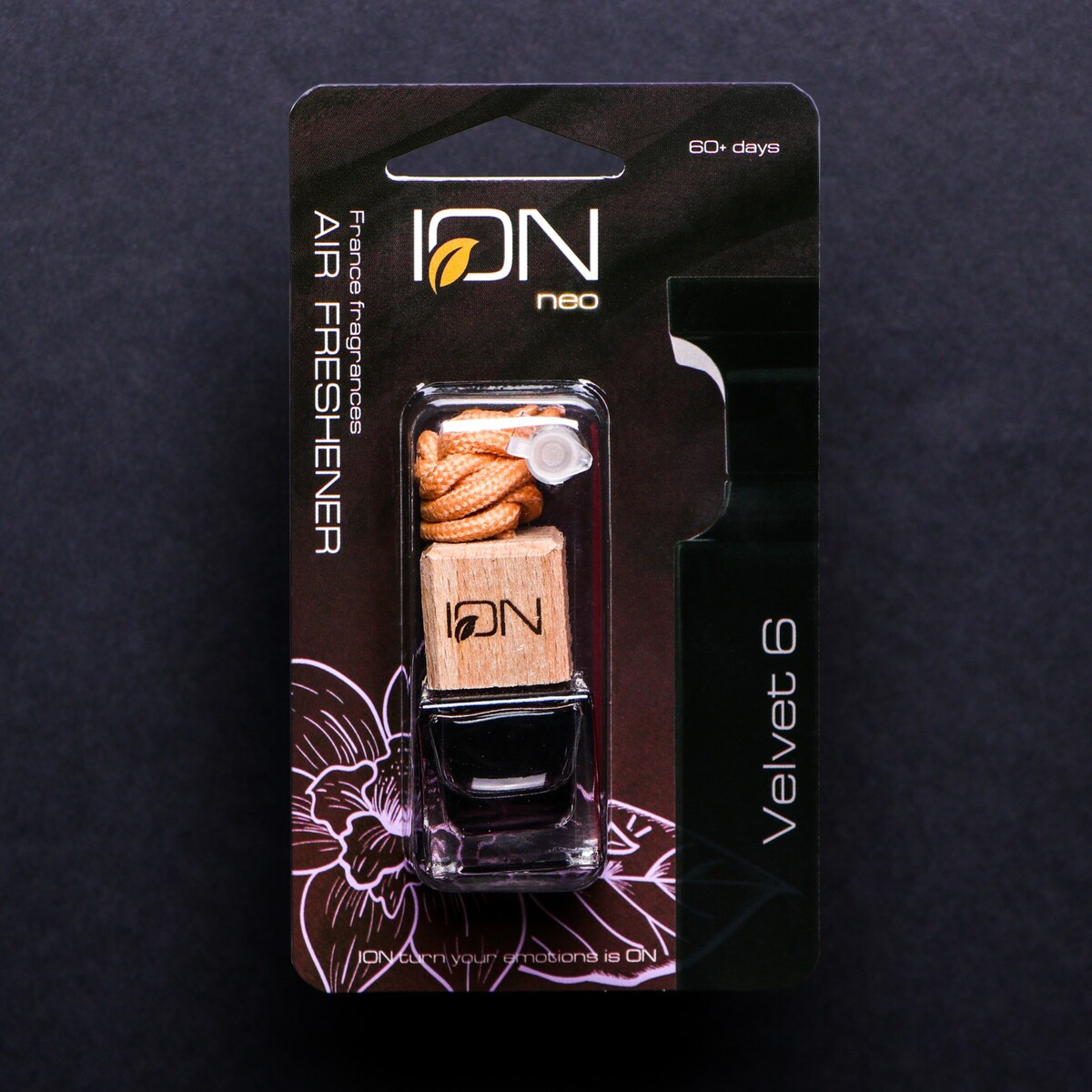 

Ароматизатор подвесной бутылочка ion velvet 6, 6 мл, ip-06