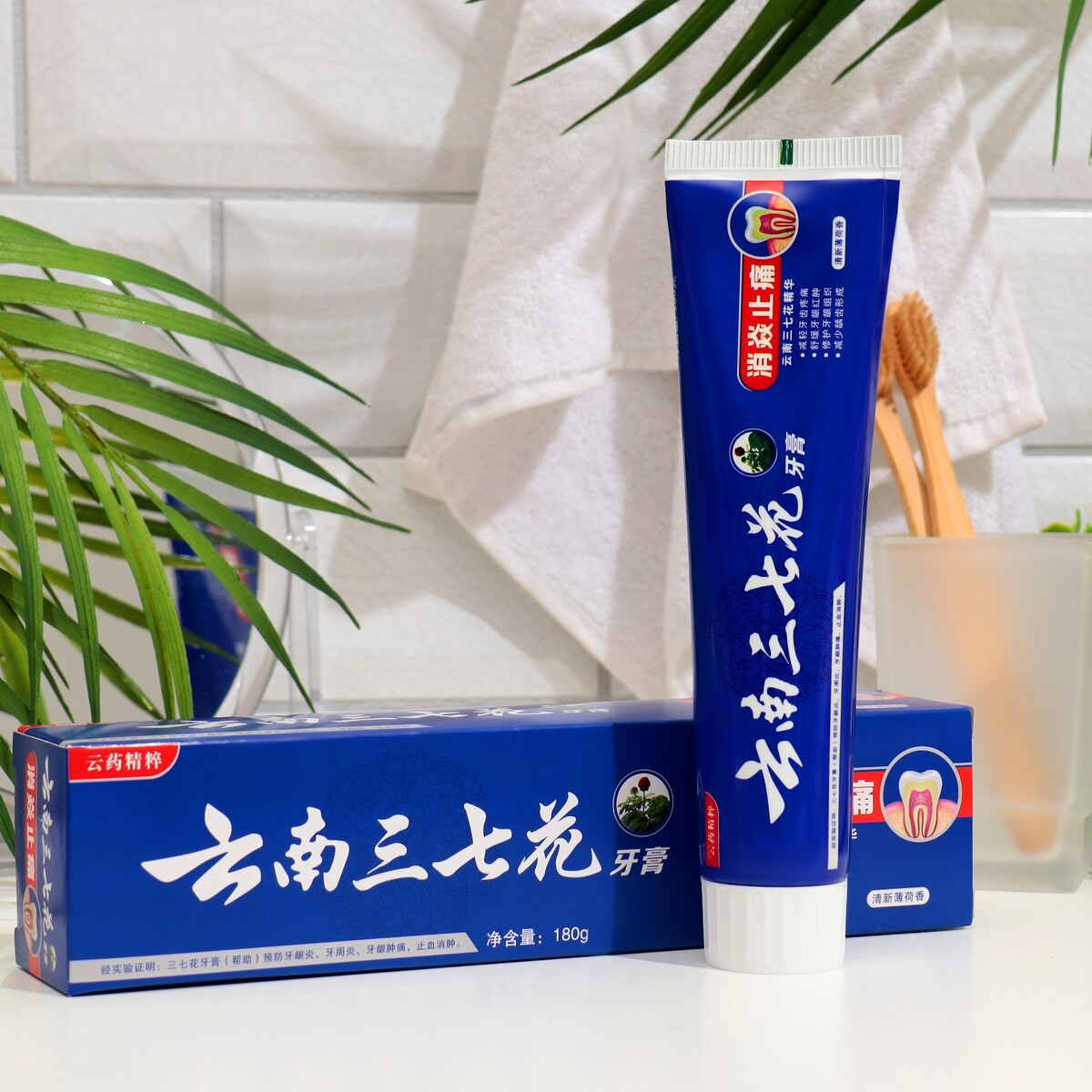 фото Зубная паста китайская традиционная противовоспалительная и обезболивающая, 180 г no brand