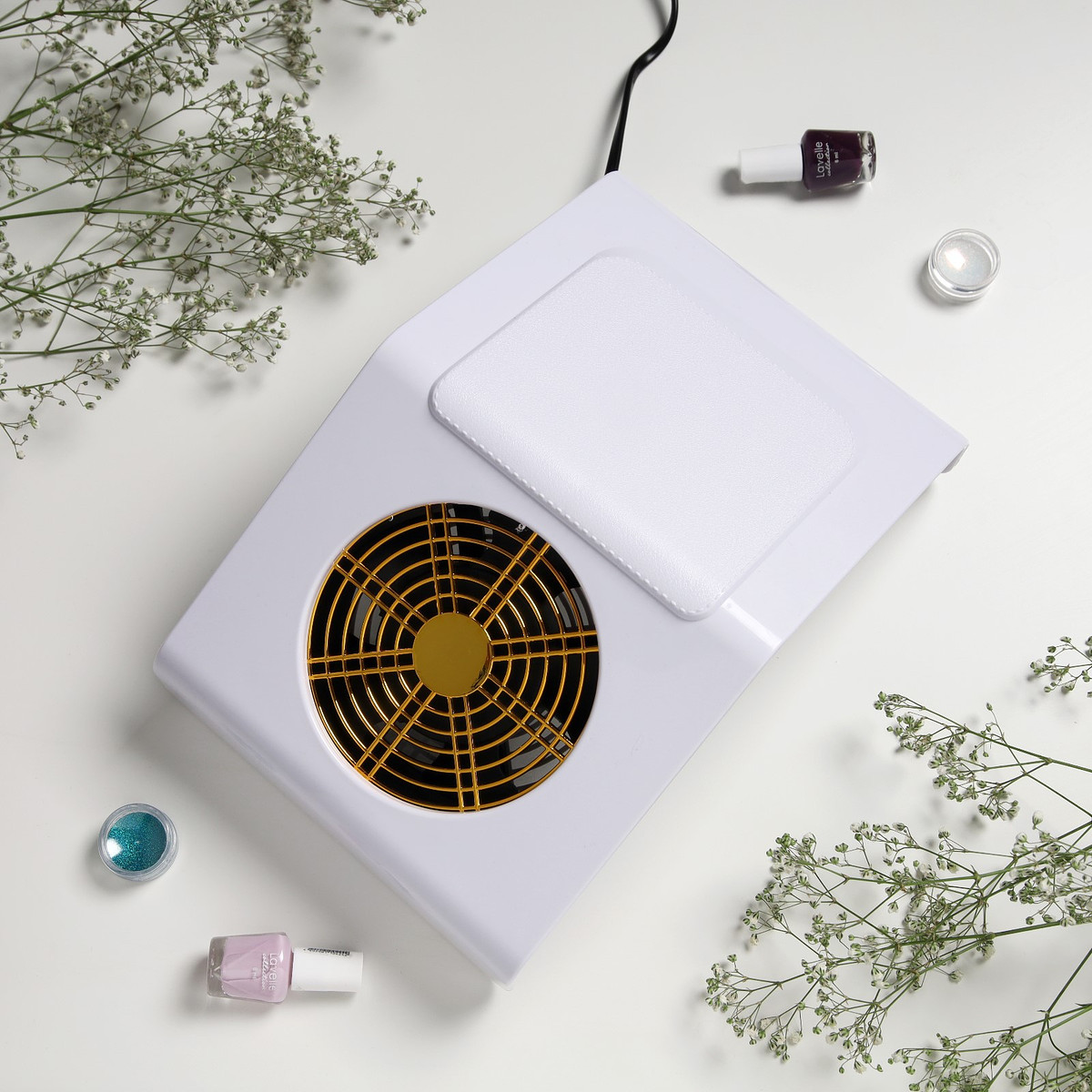 

Пылесос для маникюра luazon lmp-05, 40 вт, 220 в, 2700 об/мин, 2 мешочка, белый