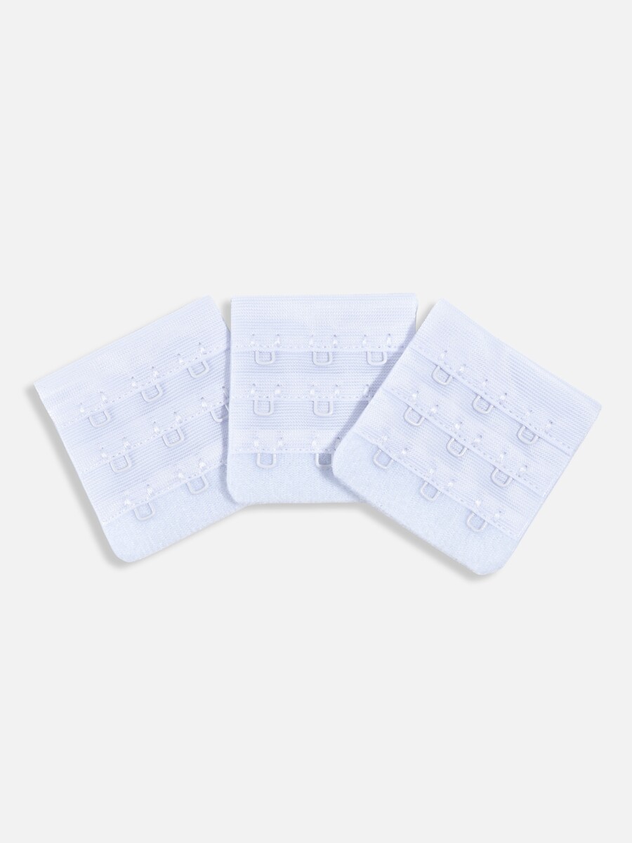 

Застежка для бюстгальтера, 3 ряда 3 крючка, 4.5×2.8 см, 4.5×4.9 см, 10 шт., белая, Белый