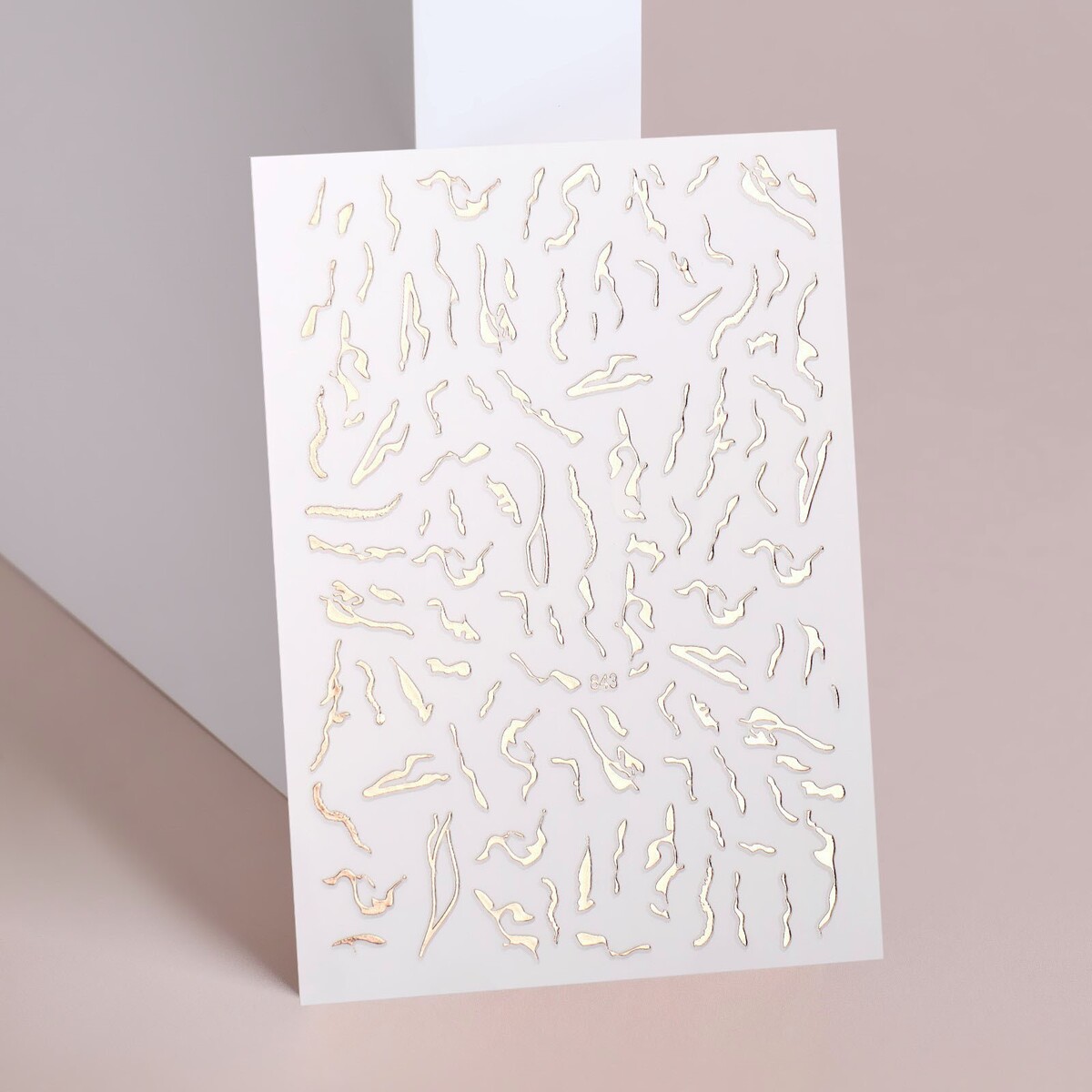 Наклейки для ногтей наклейки для ногтей drawings металлизированные белый золотистый