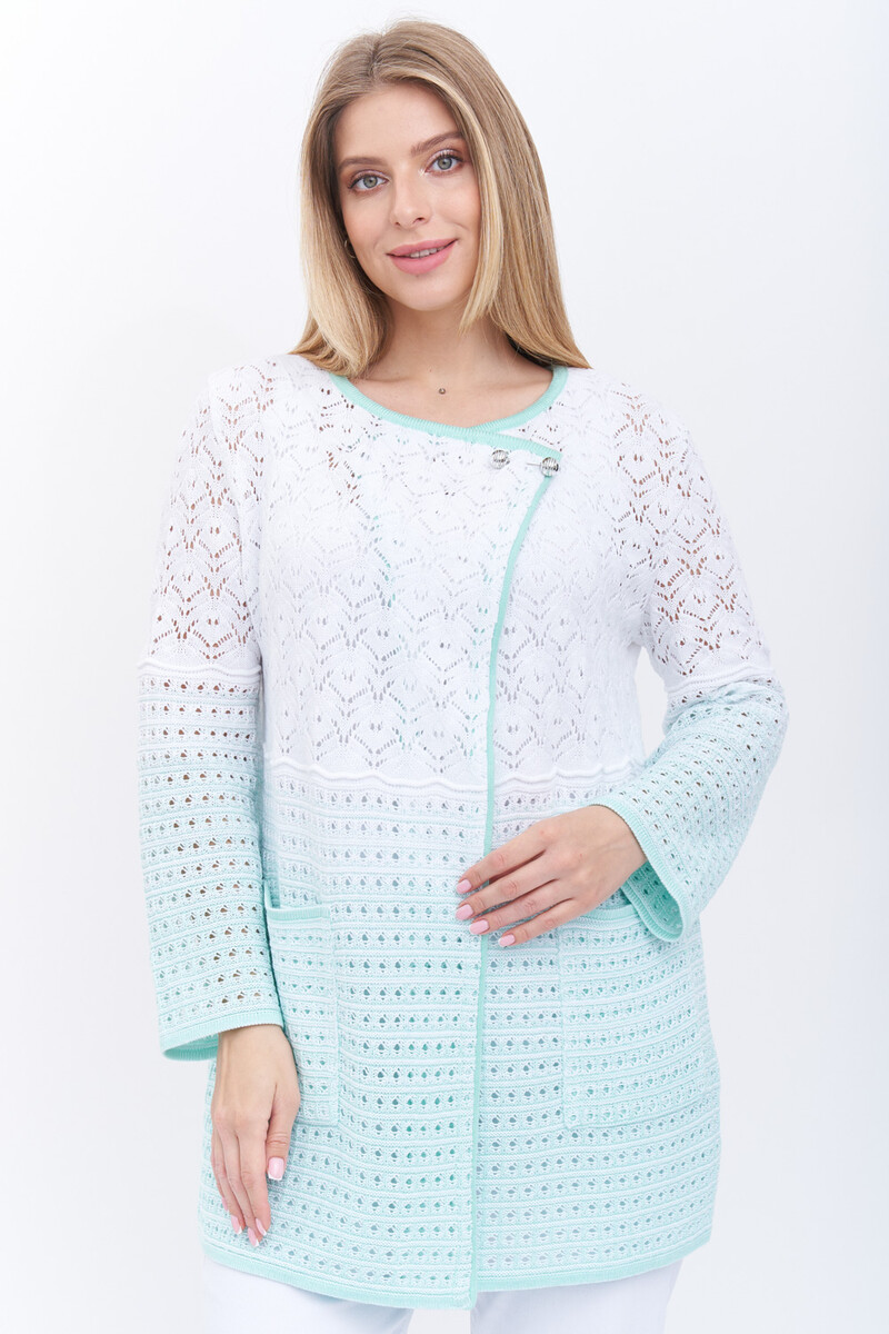 Жакет Текстильная Мануфактура, размер 46, цвет белый 03509604 - фото 2