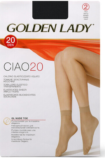 Gld Ciao 20 (носки - 2 пары) Nero