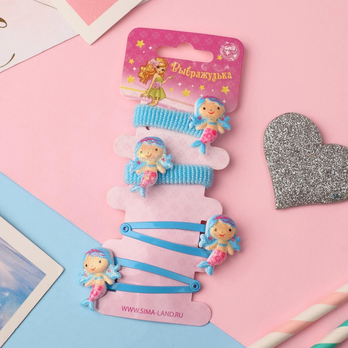 

Набор для волос, Голубой