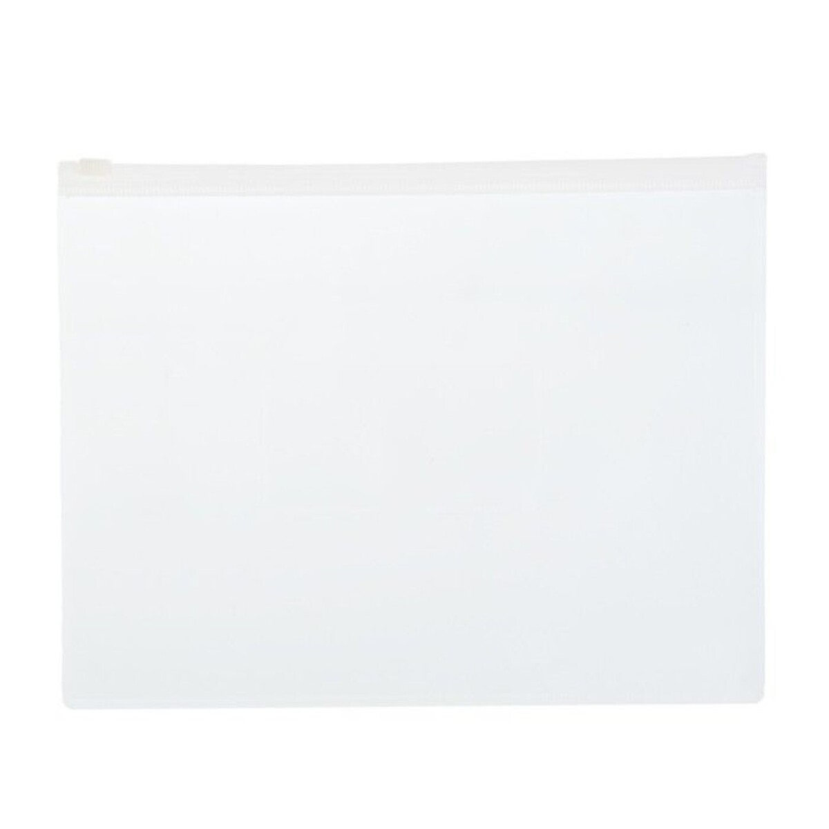 Папка-конверт на zip-молнии a5, 150 мкм, calligrata, прозрачная, белая молния Calligrata, цвет прозрачный 03516822 - фото 1