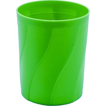 Подставка-стакан для канцелярии зеленая