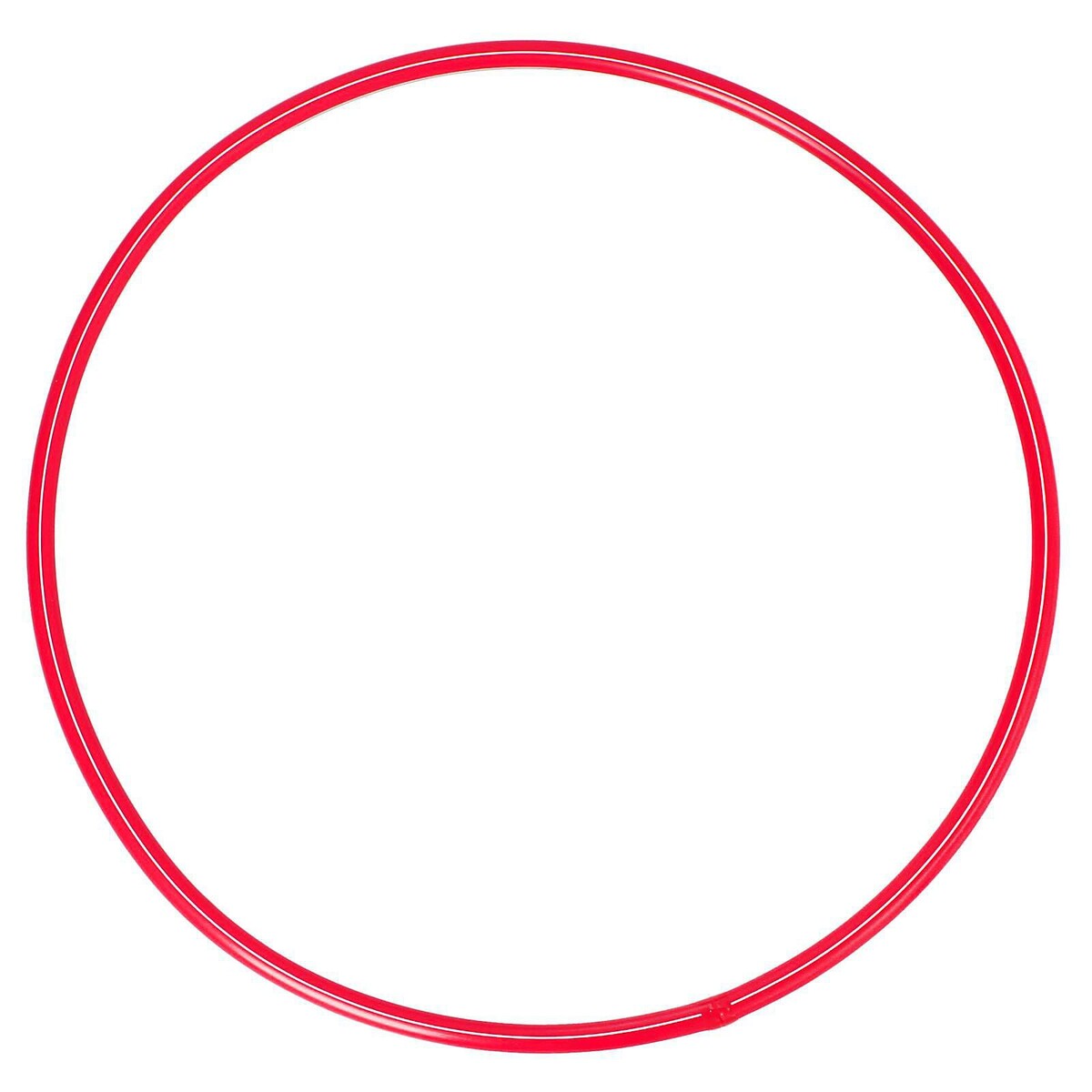 Обруч, диаметр 60 см, цвет красный обруч массажный пластиковый start up nt50616 d110 см