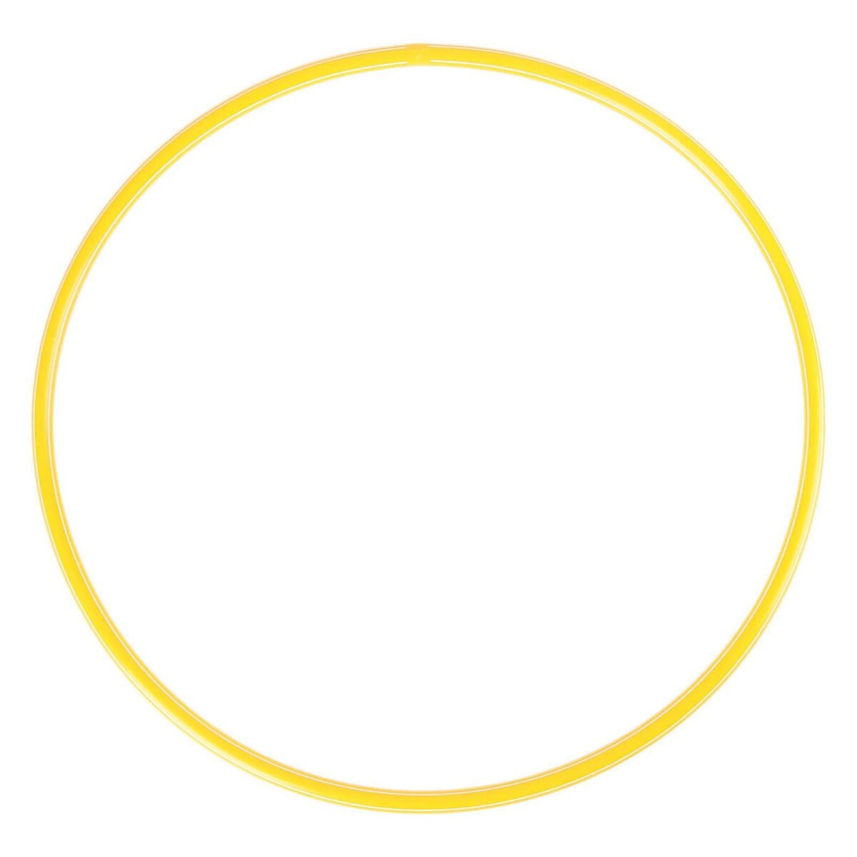 Обруч, диаметр — 50 см, цвет желтый обруч пластмассовый d70см желтый