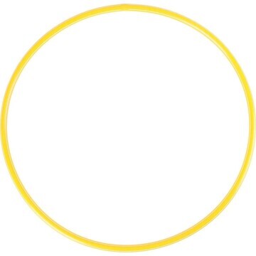 Обруч, диаметр — 50 см, цвет желтый