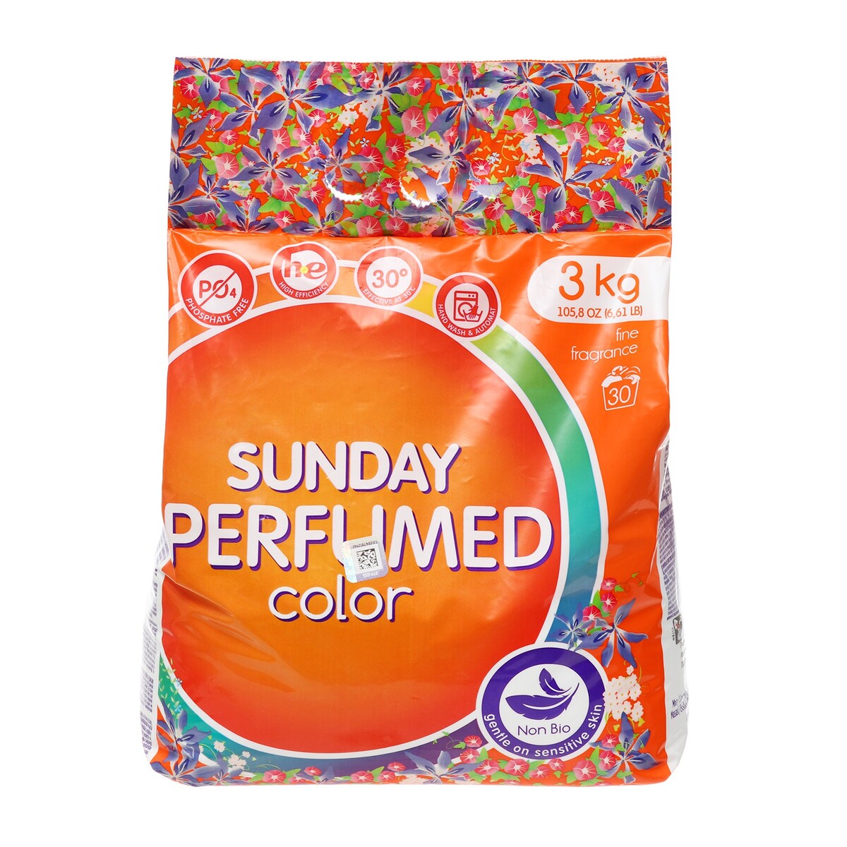 

Парфюмированное средство для стирки цветного белья сонца sunday автомат, 3 кг