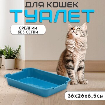 Туалет средний без сетки 36 х 26 х 6,5 с