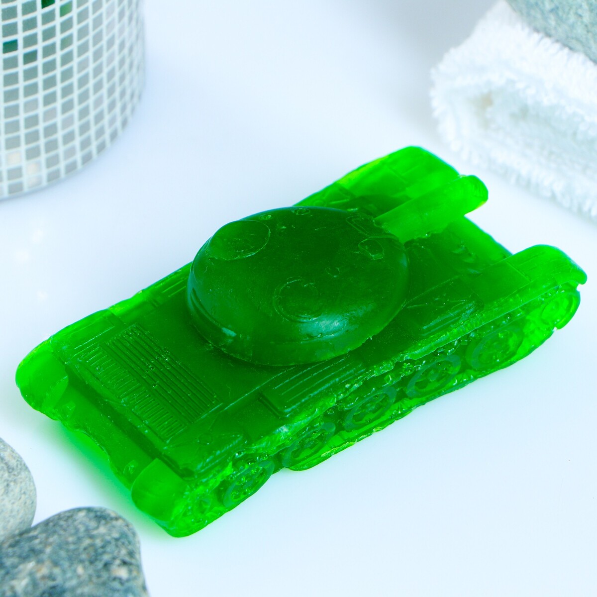Фигурное мыло Мыльные штучки, цвет зеленый 03546677 - фото 3
