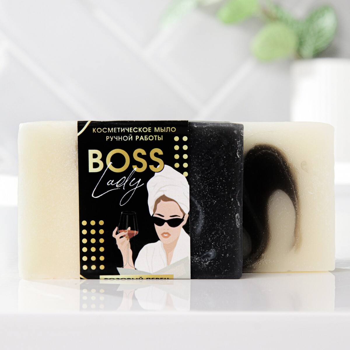 

Мыло boss lady, розовый перец и амбра