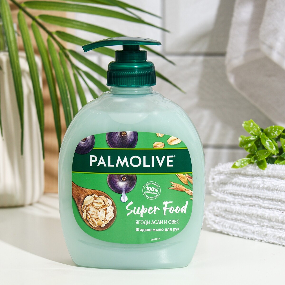 

Жидкое мыло palmolive super food, Зеленый