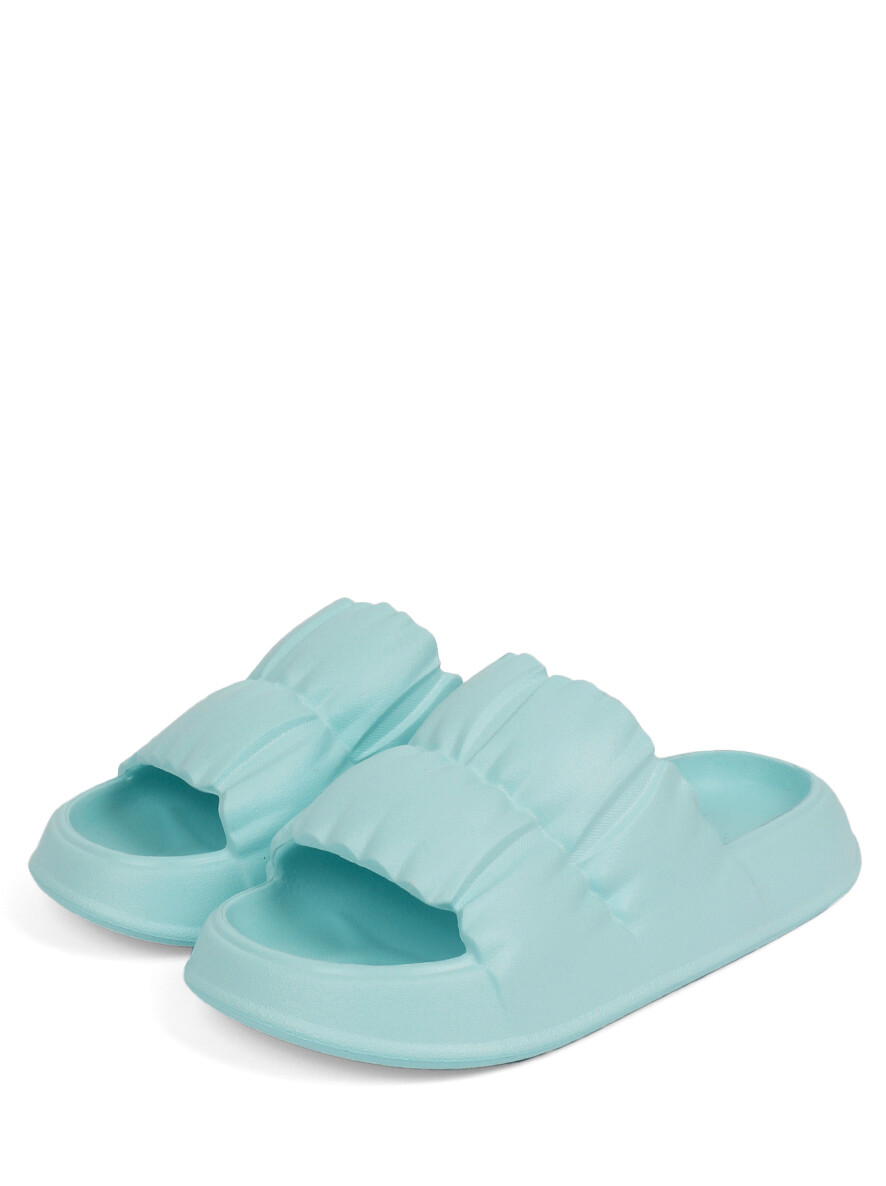 Пантолеты пляжные женские паула EVASHOES, размер 38, цвет голубой