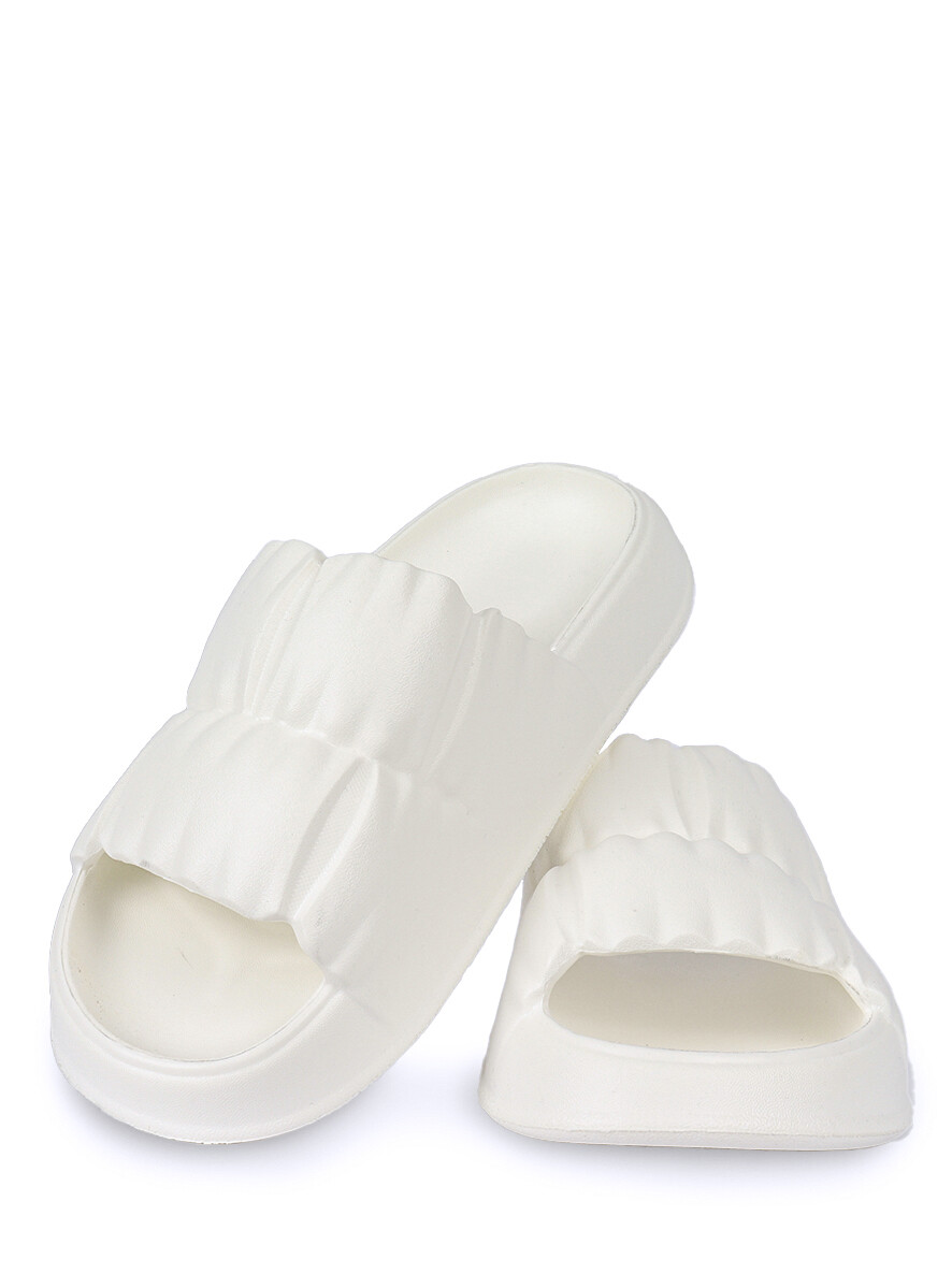 Пантолеты пляжные женские паула EVASHOES, размер 38, цвет белый 03550363 - фото 5