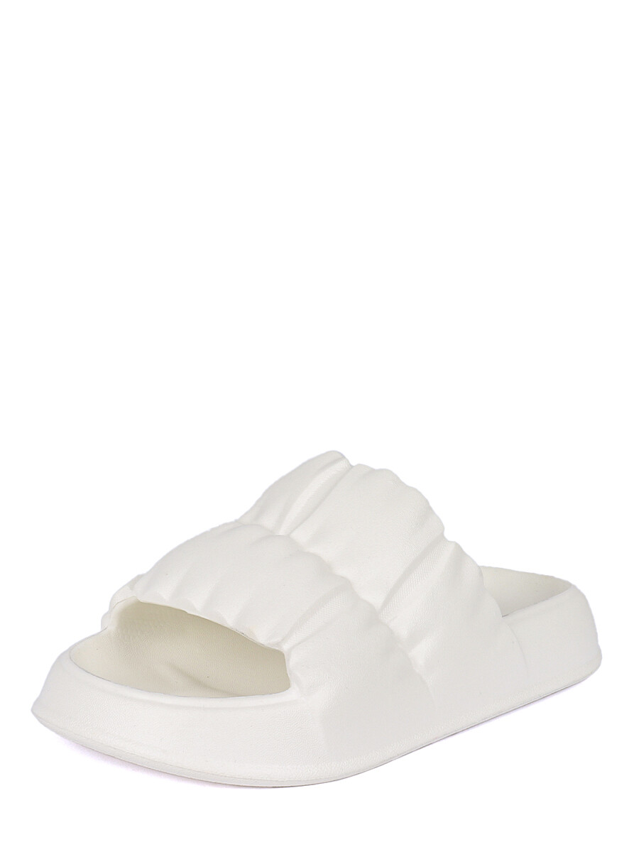 Пантолеты пляжные женские паула EVASHOES, размер 38, цвет белый 03550363 - фото 3