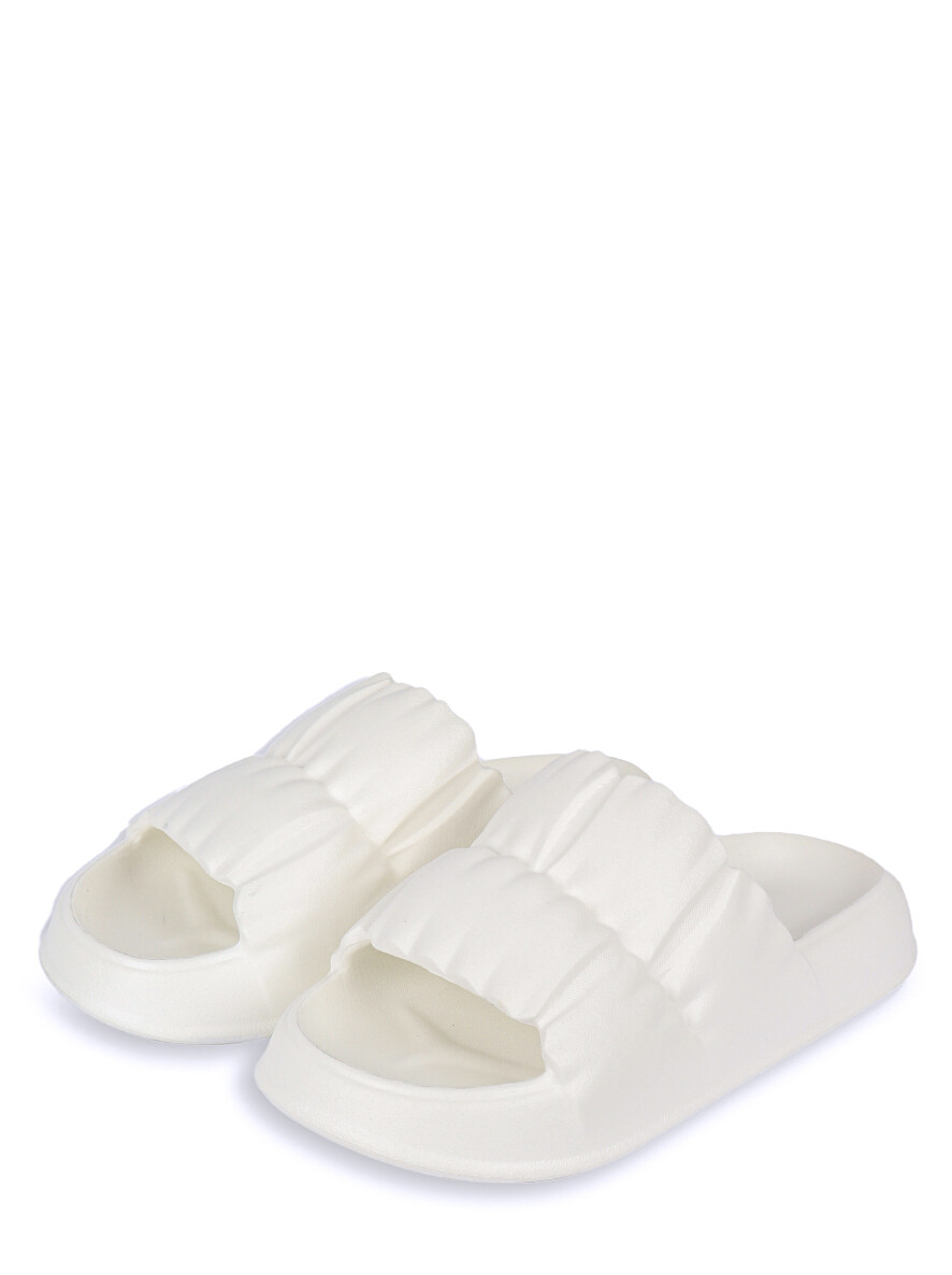 Пантолеты пляжные женские паула EVASHOES, размер 38, цвет белый