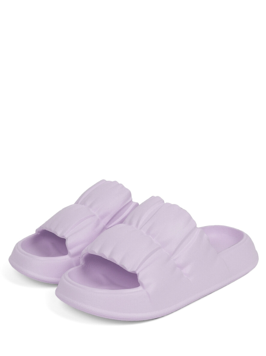 Пантолеты пляжные женские паула EVASHOES, размер 38, цвет фиолетовый