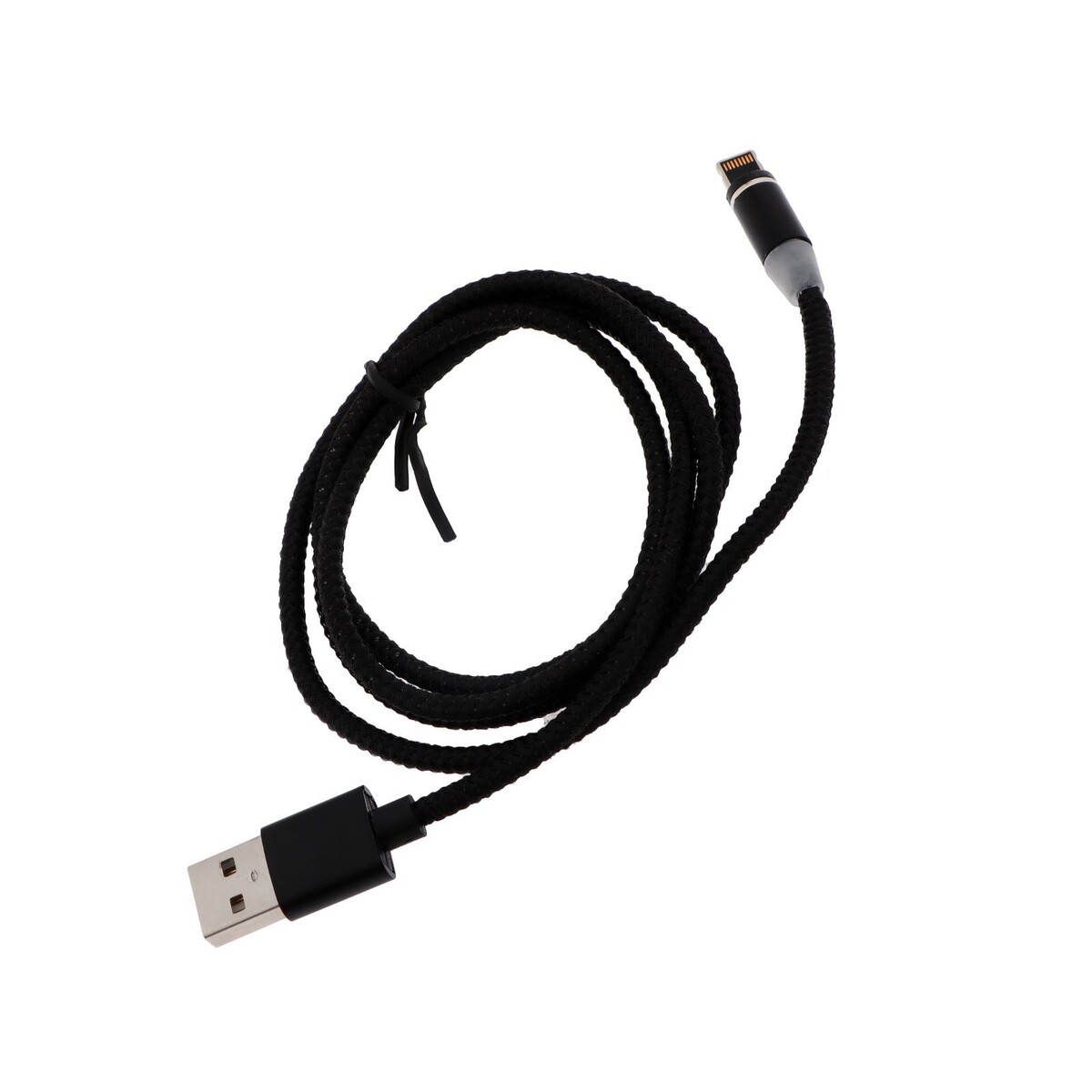 Кабель luazon ln-6, microusb/type-c/lightning - usb, 1 а, 1 м, магнитный разъем 3569014 Микс, черный, белый, фото 2