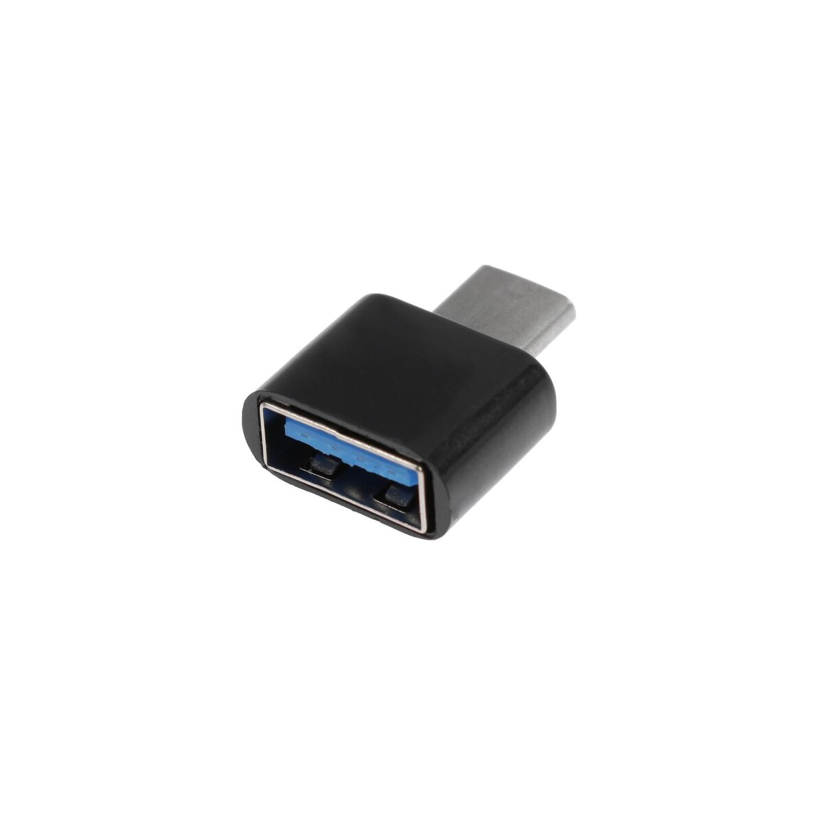 фото Otg адаптер luazon type-c - usb, цвет черный luazon home