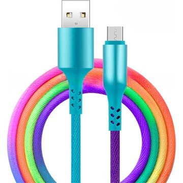 Кабель luazon, microusb - usb, 2 a, 1 м,