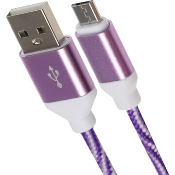 Кабель luazon, microusb - usb, 1 а, 1 м,