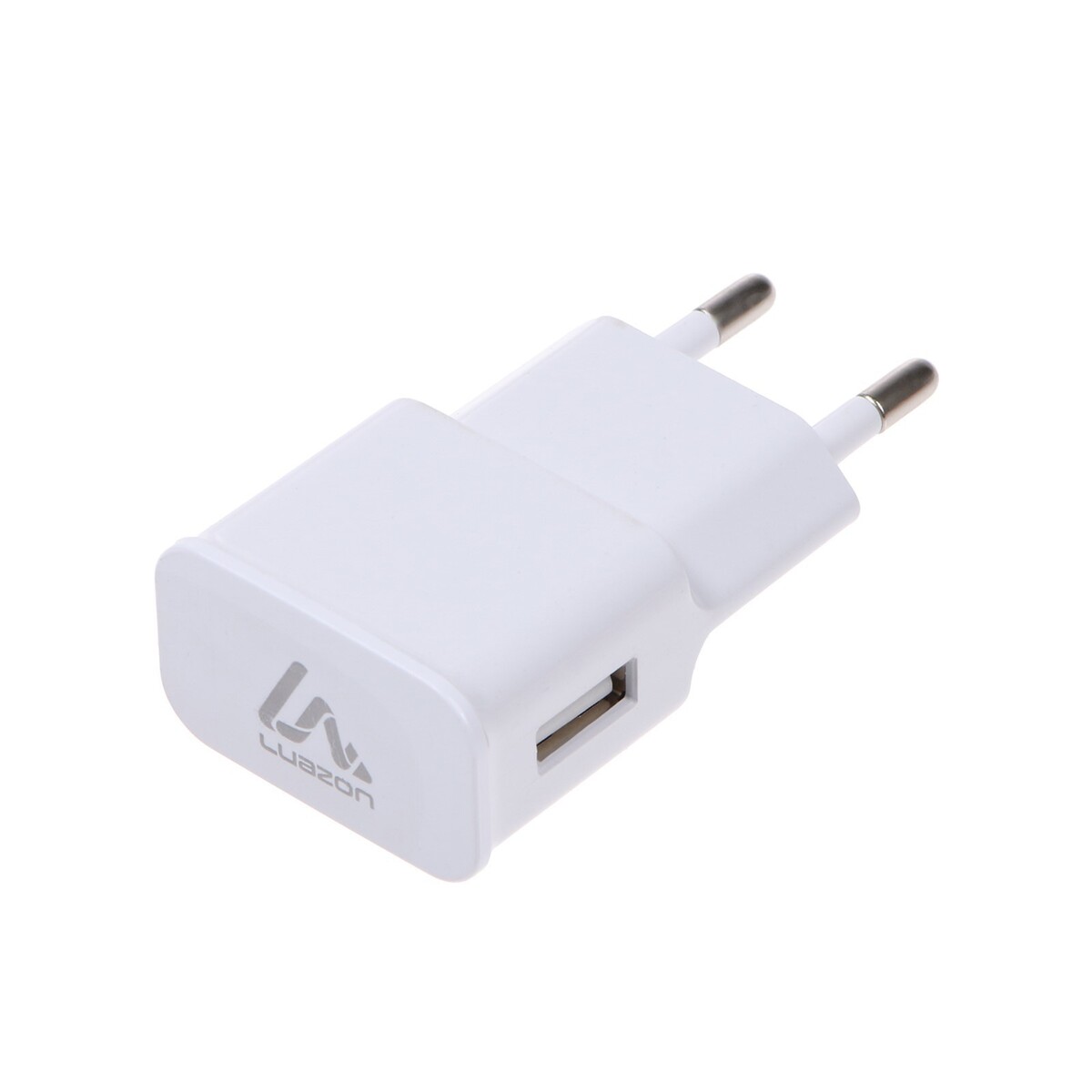 Сетевое зарядное устройство luazon ln-100ac, 1 usb, 1 a, белое сетевое зарядное устройство luazon lcc 96 2 usb 2 a кабель lightning белое