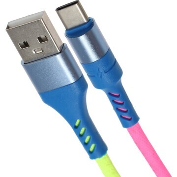 Кабель luazon, type-c - usb, 2 a, 0,9 м,