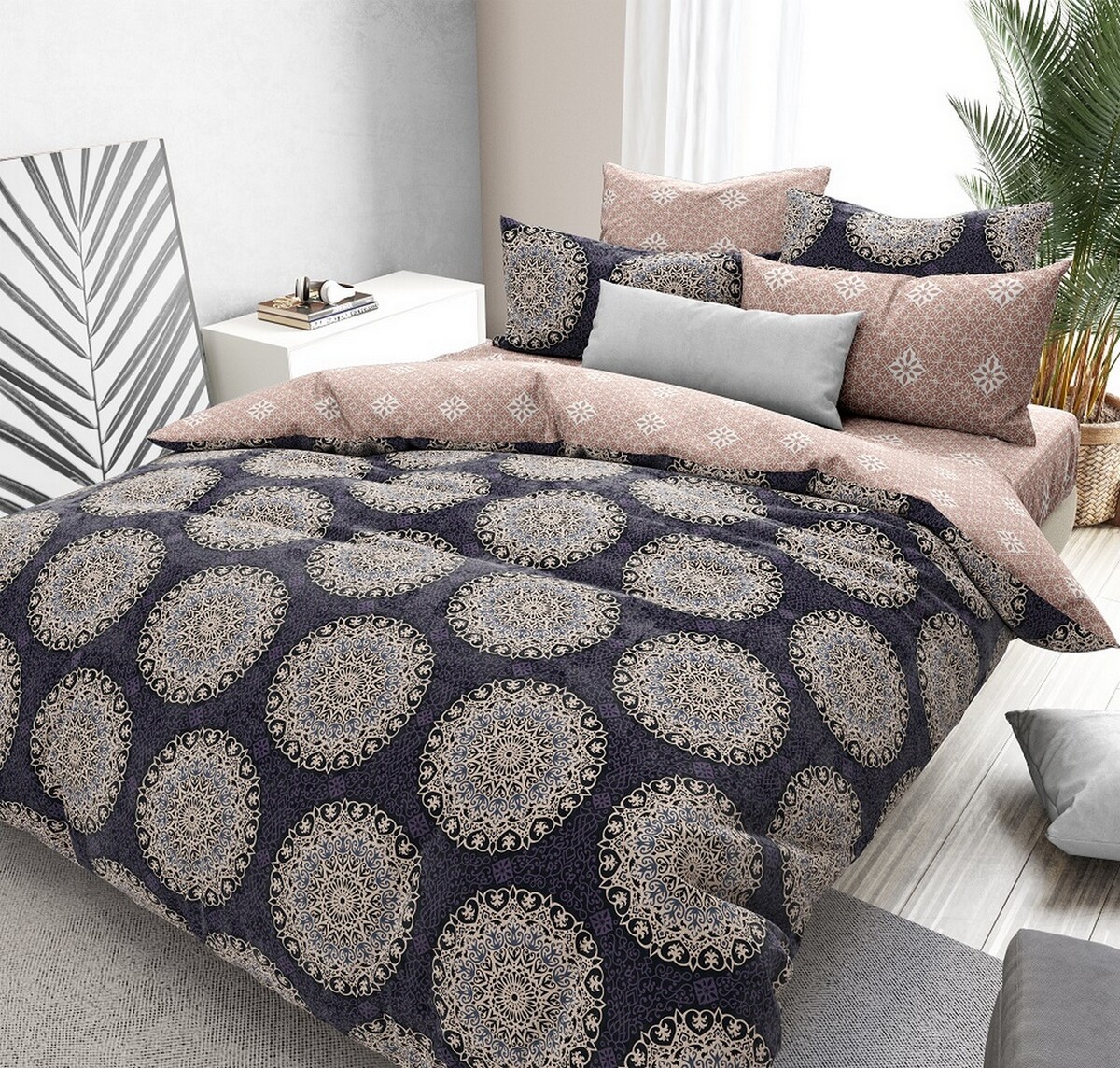 

Постельное белье 2-х сп, Коричневый