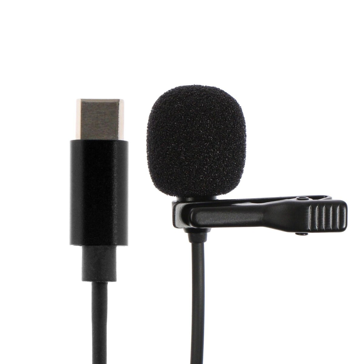 Микрофон на прищепке g-104, 20-15000 гц, -34 дб, 2.2 ком, type-c, 1.5 м, черный кабель redline candy usb type c m usb a m 1м розовый ут000021996