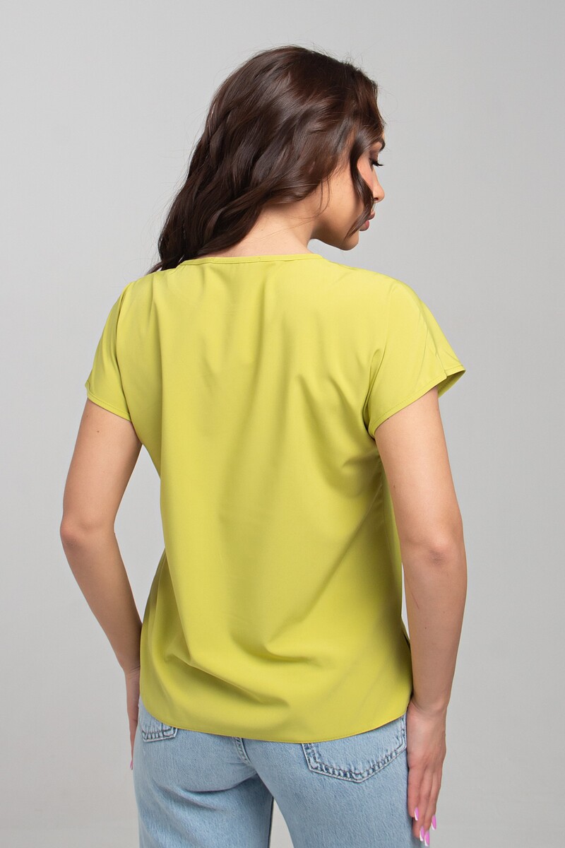 Блузка SEZONI, размер 42, цвет зеленый 03711452 - фото 3