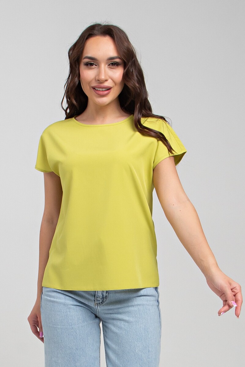 Блузка SEZONI, размер 42, цвет зеленый 03711452 - фото 1