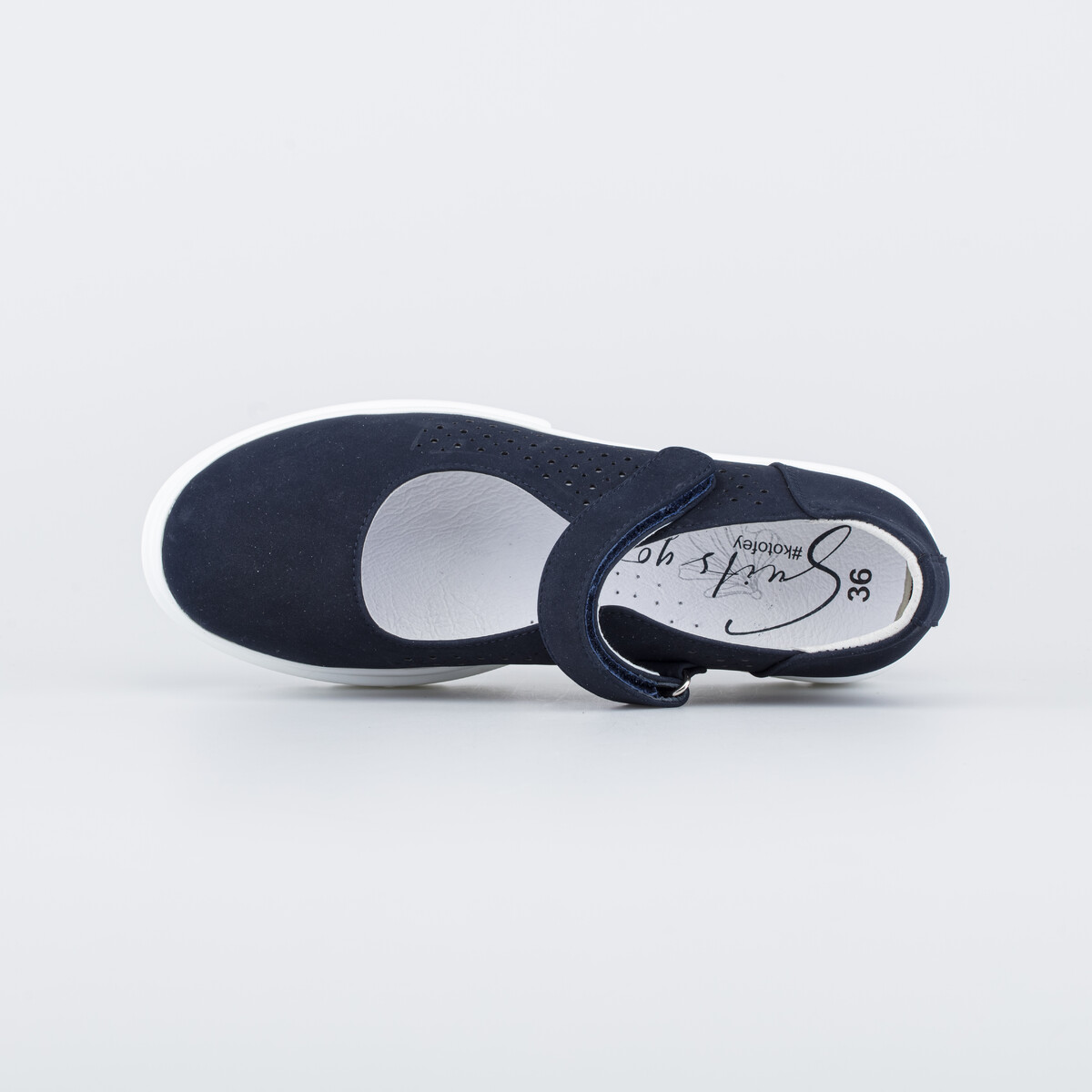 Туфли школьно-подростковые Котофей, размер 38, цвет синий 03717418 - фото 4