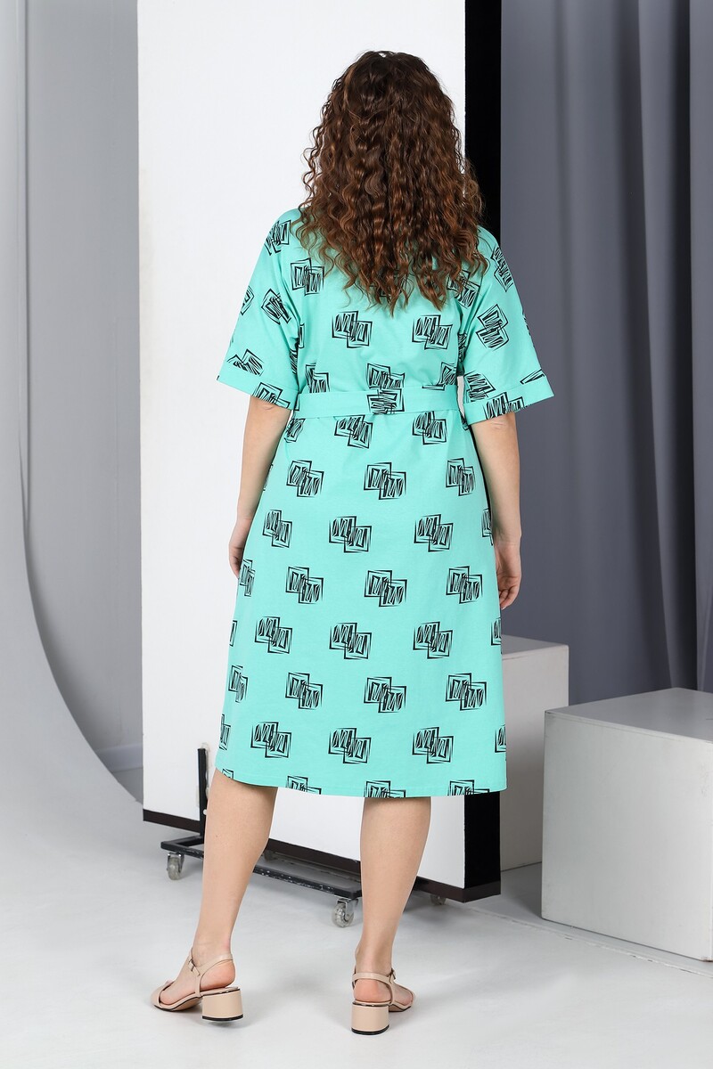 Платье "мадрид-1" Виотекс, размер 48, цвет бирюзовый 03720703 - фото 2