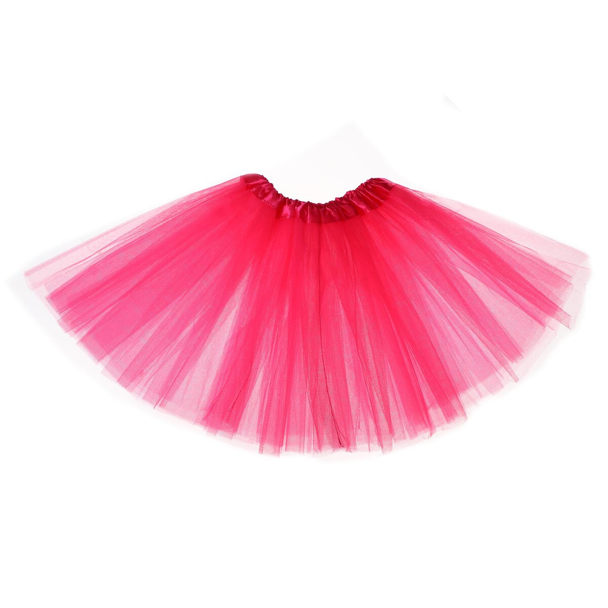 Карнавальная юбка трехслойная 4-6 лет, цвет розовый Страна Карнавалия 03789731 - фото 1