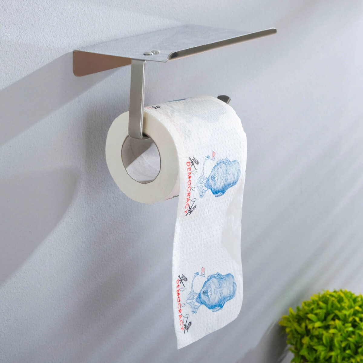 Сувенирная туалетная бумага бумага туалетная снежок без втулки 1 слой 40 метров 32 рулона