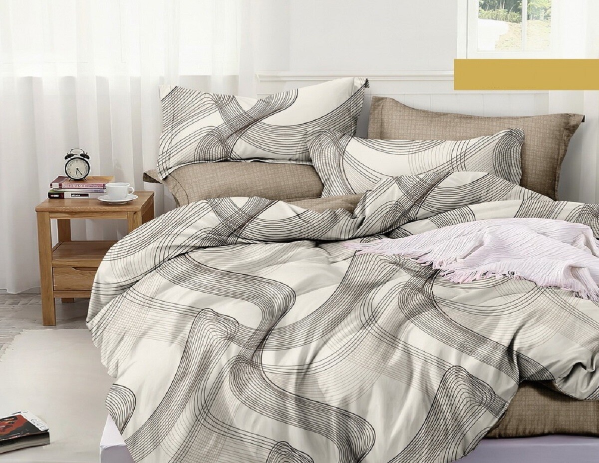 

Постельное белье 1,5 сп, Бежевый