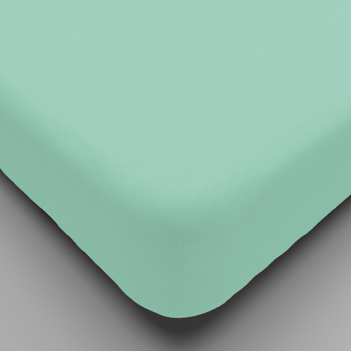 Простыня на резинке LUXSONIA, цвет зеленый, размер 120х200 см 03825318 - фото 1