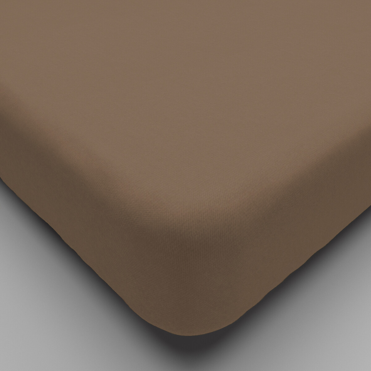 Простыня на резинке LUXSONIA, цвет коричневый, размер 120х200 см 03825323 - фото 1