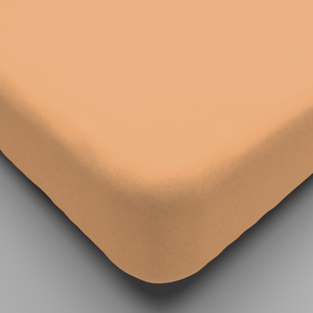 Простыня на резинке LUXSONIA, цвет оранжевый, размер 200х200 см 03825325 - фото 1