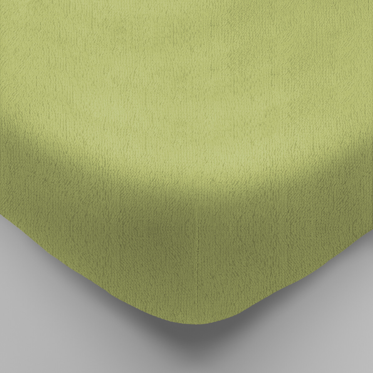 Простыня на резинке LUXSONIA, цвет зеленый, размер 120х200 см 03825355 - фото 1