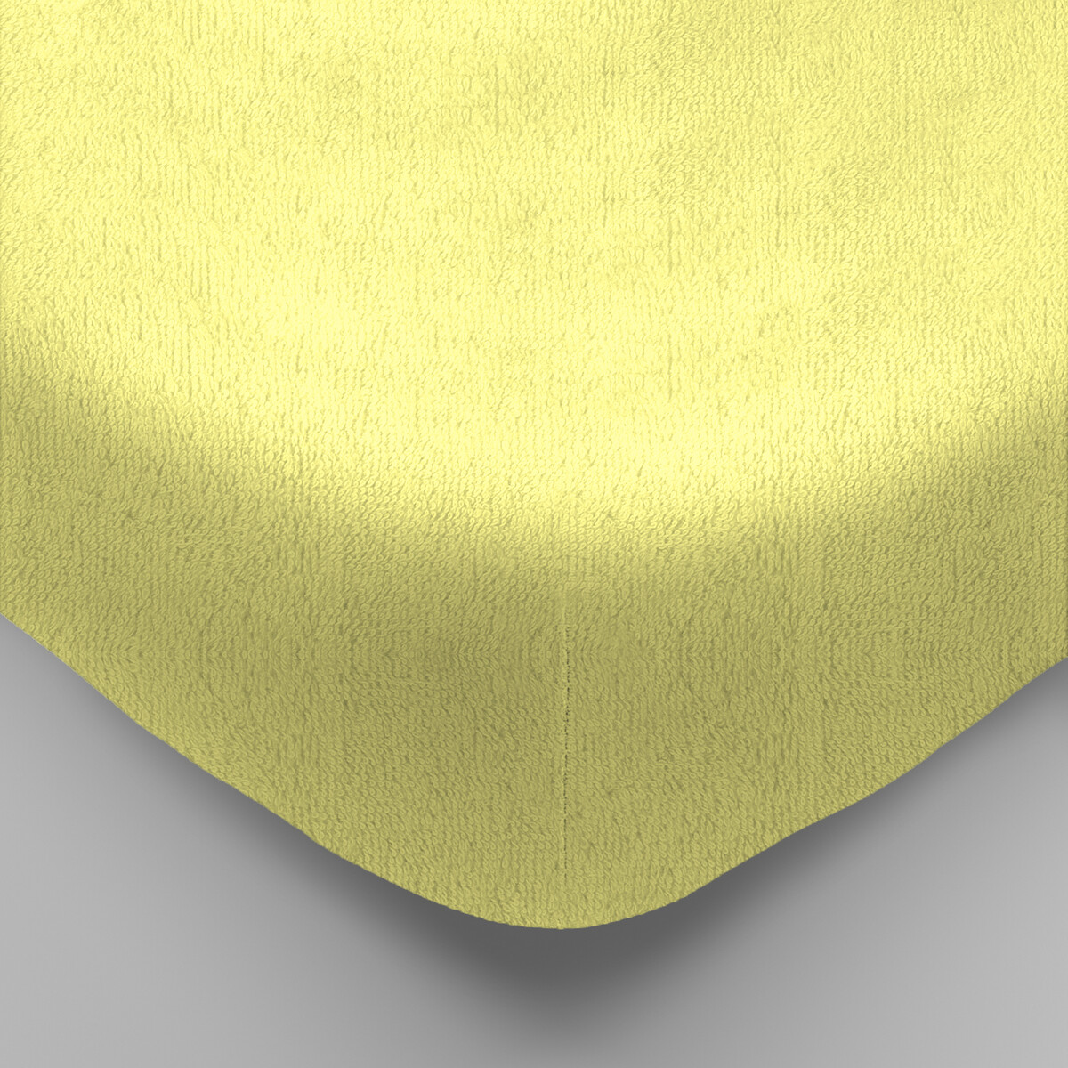 Простыня на резинке LUXSONIA, цвет желтый, размер 180х200 см