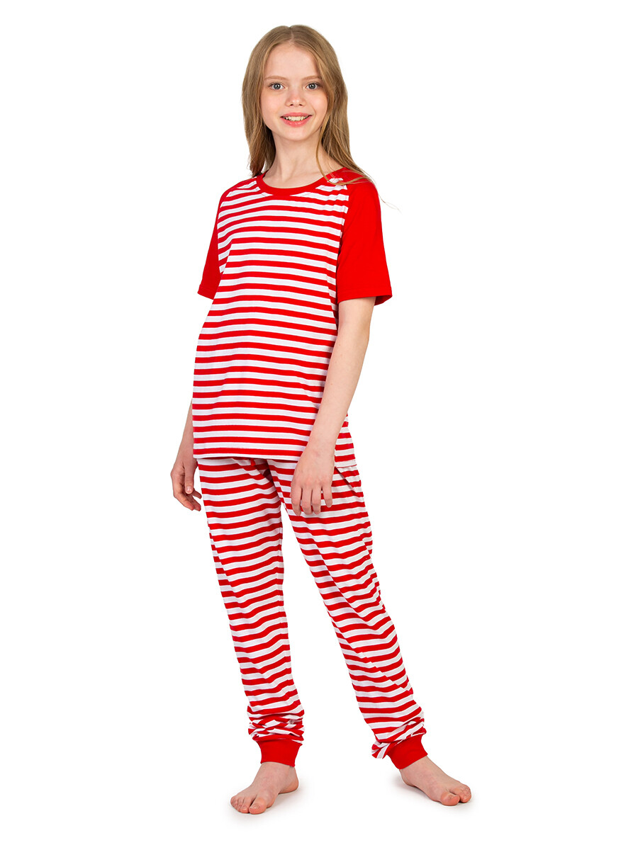 Пижама пижама с коротким рукавом для девочек 3 пудровый loloclo