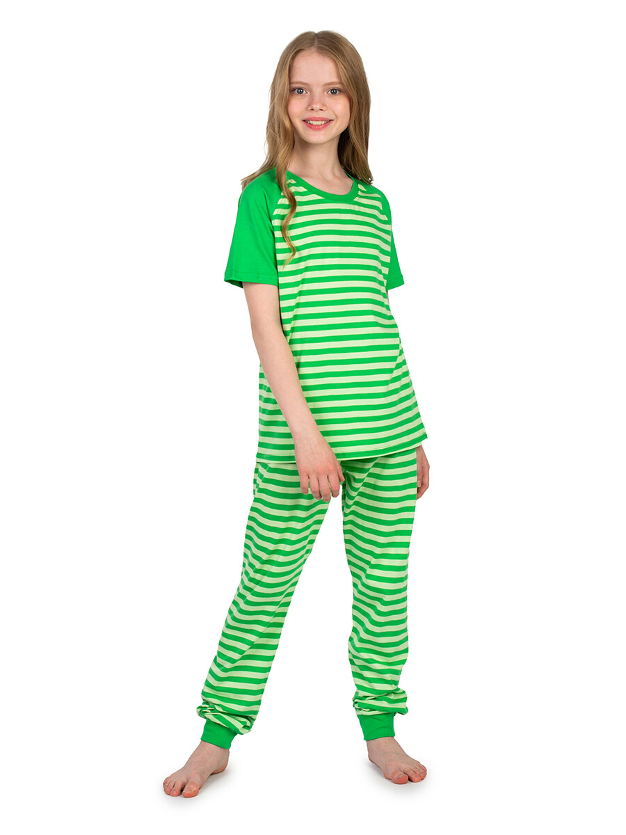 Пижама пижама с коротким рукавом для девочек 3 серый loloclo