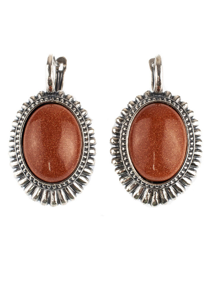 

Серьги, Коричневый